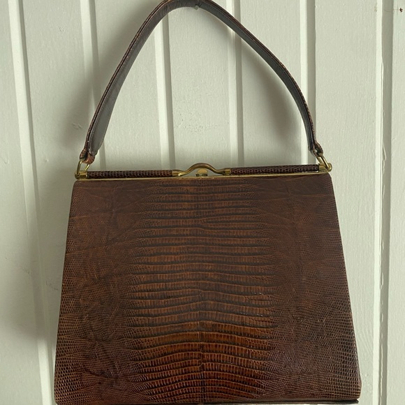 Vintage leather escort bag - Picture 5 of 10